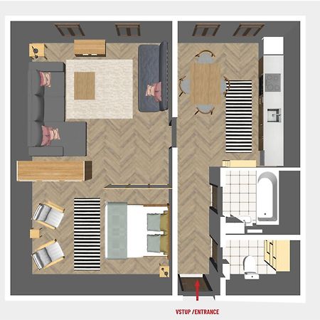 Jičín Apartman Pod Valdickou Branou מראה חיצוני תמונה