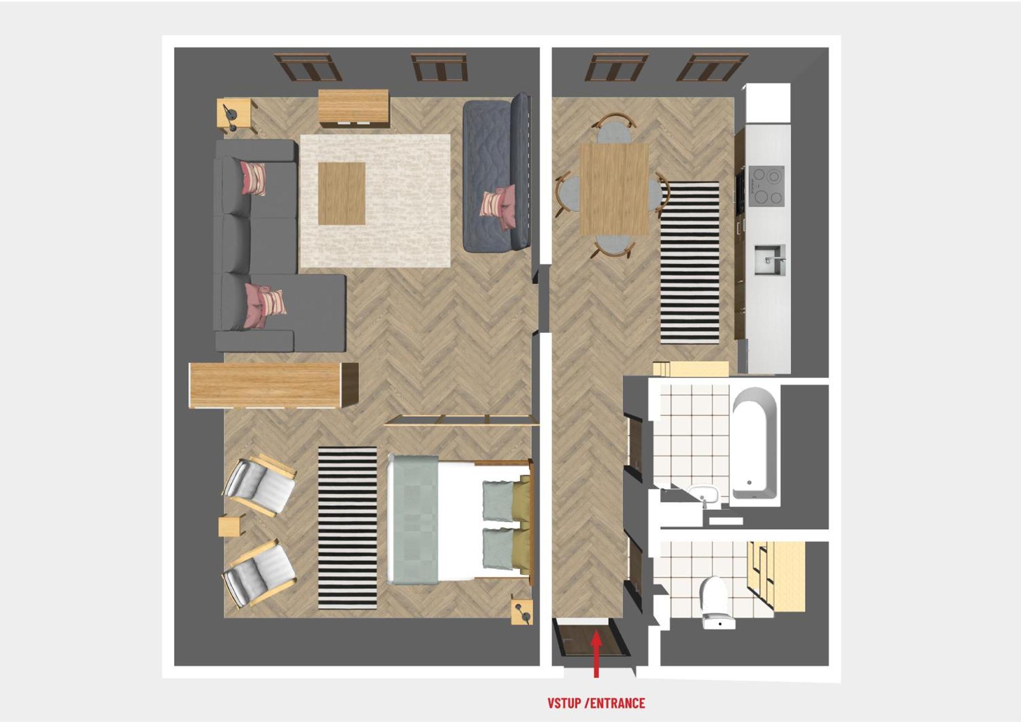 Jičín Apartman Pod Valdickou Branou מראה חיצוני תמונה
